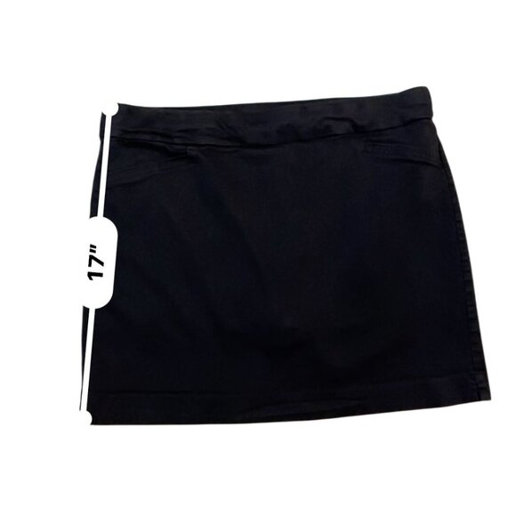 Croft & Barrow effortless stretch black SKORT SIZE 18 REG Womens - Picture 3 of 7